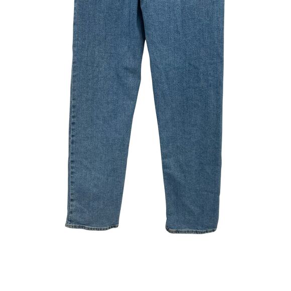 Levi's Ribcage Straight Jeans Full-Length Denim Medium Wash Blue Size 26 - Picture 11 of 15